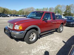 Salvage cars for sale at North Billerica, MA auction: 2001 Ford Ranger Super Cab