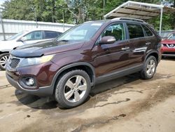 Salvage cars for sale at Austell, GA auction: 2012 KIA Sorento EX