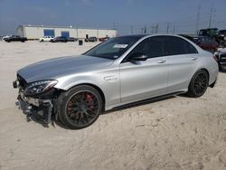 Salvage cars for sale from Copart Haslet, TX: 2016 Mercedes-Benz C 63 AMG-S