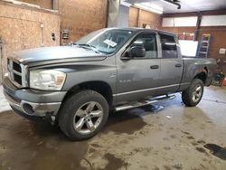 Salvage cars for sale from Copart Ebensburg, PA: 2008 Dodge RAM 1500 ST