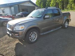 Salvage cars for sale at East Granby, CT auction: 2007 Ford Explorer Sport Trac Limited