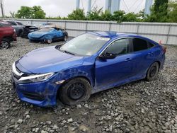 Salvage cars for sale at Windsor, NJ auction: 2017 Honda Civic LX