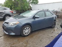 Toyota salvage cars for sale: 2015 Toyota Corolla ECO
