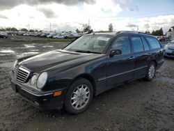 Salvage cars for sale at Eugene, OR auction: 2001 Mercedes-Benz E 320 4matic