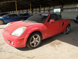 Salvage cars for sale from Copart Phoenix, AZ: 2003 Toyota MR2 Spyder