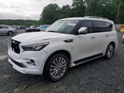 Salvage cars for sale at Concord, NC auction: 2018 Infiniti QX80 Base