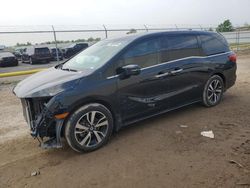 Salvage cars for sale at Houston, TX auction: 2019 Honda Odyssey Elite