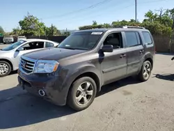 Salvage cars for sale from Copart San Martin, CA: 2014 Honda Pilot EXL
