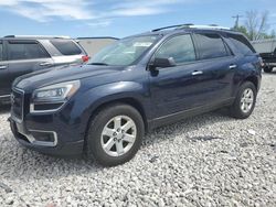 Salvage cars for sale at Wayland, MI auction: 2015 GMC Acadia SLE
