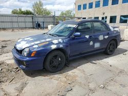 Salvage cars for sale from Copart Littleton, CO: 2002 Subaru Impreza RS