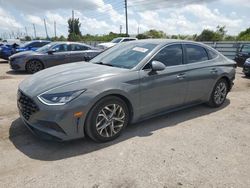Salvage cars for sale at Miami, FL auction: 2021 Hyundai Sonata SEL