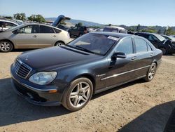 Mercedes-Benz S 55 AMG salvage cars for sale: 2003 Mercedes-Benz S 55 AMG