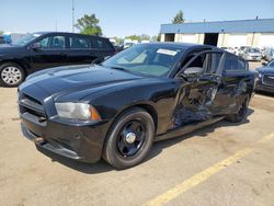 Salvage cars for sale from Copart Woodhaven, MI: 2013 Dodge Charger Police