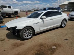 BMW salvage cars for sale: 2015 BMW 640 XI Gran Coupe