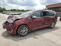 Salvage cars for sale from Copart Fort Wayne, IN: 2017 Chrysler Pacifica Limited