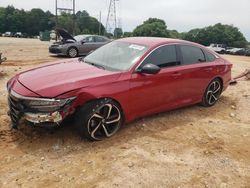 Salvage cars for sale at China Grove, NC auction: 2021 Honda Accord Sport