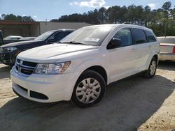 Salvage cars for sale at Seaford, DE auction: 2017 Dodge Journey SE