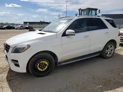 Salvage cars for sale from Copart Nisku, AB: 2014 Mercedes-Benz ML 350 Bluetec