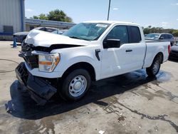 Salvage cars for sale from Copart Orlando, FL: 2022 Ford F150 Super Cab