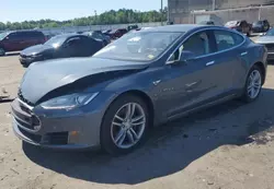 Salvage cars for sale at Fredericksburg, VA auction: 2013 Tesla Model S