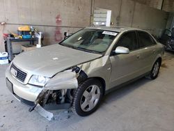 Salvage cars for sale at Blaine, MN auction: 2002 Audi A4 1.8T Quattro