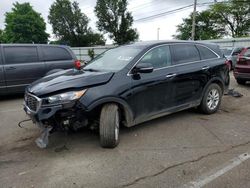 Salvage cars for sale at Moraine, OH auction: 2019 KIA Sorento L