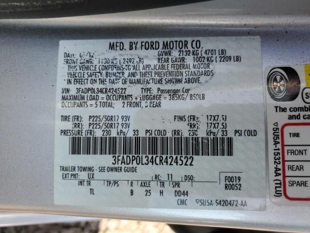 2012 Ford Fusion Hybrid