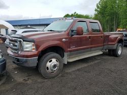 Salvage trucks for sale at East Granby, CT auction: 2007 Ford F350 Super Duty