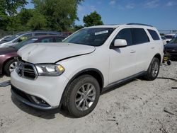 Salvage cars for sale from Copart Cicero, IN: 2017 Dodge Durango SXT