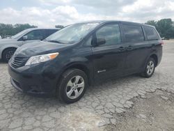Salvage cars for sale from Copart Kansas City, KS: 2014 Toyota Sienna