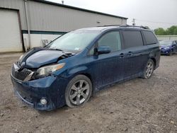 Toyota Sienna Sport salvage cars for sale: 2011 Toyota Sienna Sport