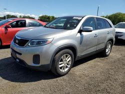 Salvage cars for sale at East Granby, CT auction: 2015 KIA Sorento LX