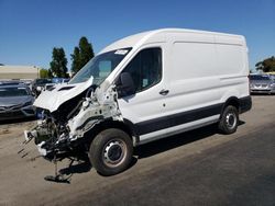 Salvage trucks for sale at Hayward, CA auction: 2019 Ford Transit T-250