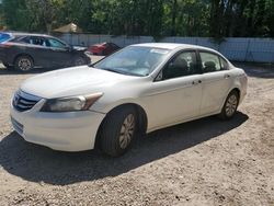 Salvage cars for sale at Knightdale, NC auction: 2012 Honda Accord LX