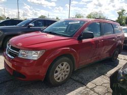 Salvage cars for sale at Dyer, IN auction: 2018 Dodge Journey SE