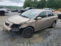 Salvage cars for sale from Copart Concord, NC: 2010 Toyota Corolla Base