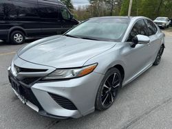 Salvage cars for sale at North Billerica, MA auction: 2018 Toyota Camry XSE