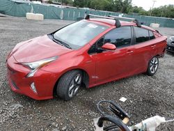 Salvage cars for sale at Riverview, FL auction: 2016 Toyota Prius