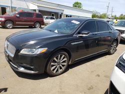 Salvage cars for sale from Copart New Britain, CT: 2017 Lincoln Continental Premiere