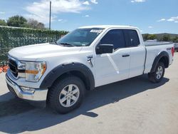 Salvage cars for sale from Copart Orlando, FL: 2021 Ford F150 Super Cab