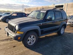 Salvage cars for sale at Fredericksburg, VA auction: 2007 Jeep Liberty Sport