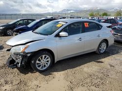 Salvage cars for sale at Magna, UT auction: 2015 Nissan Sentra S