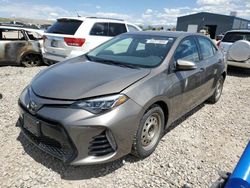 Salvage cars for sale at Magna, UT auction: 2017 Toyota Corolla L