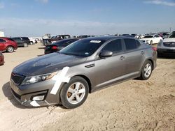 Salvage cars for sale at Amarillo, TX auction: 2014 KIA Optima LX