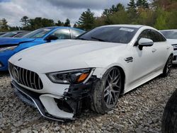 Salvage cars for sale at Mendon, MA auction: 2019 Mercedes-Benz AMG GT 63