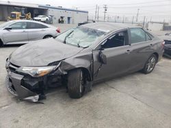 Salvage cars for sale at Sun Valley, CA auction: 2017 Toyota Camry LE