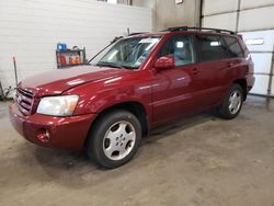 Salvage cars for sale from Copart Blaine, MN: 2004 Toyota Highlander