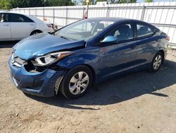 Vehiculos salvage en venta de Copart Finksburg, MD: 2016 Hyundai Elantra SE