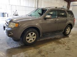 Vehiculos salvage en venta de Copart Avon, MN: 2011 Ford Escape Limited