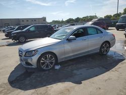 Salvage cars for sale at Wilmer, TX auction: 2017 Mercedes-Benz C300